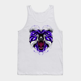 bear head graphic Tank Top